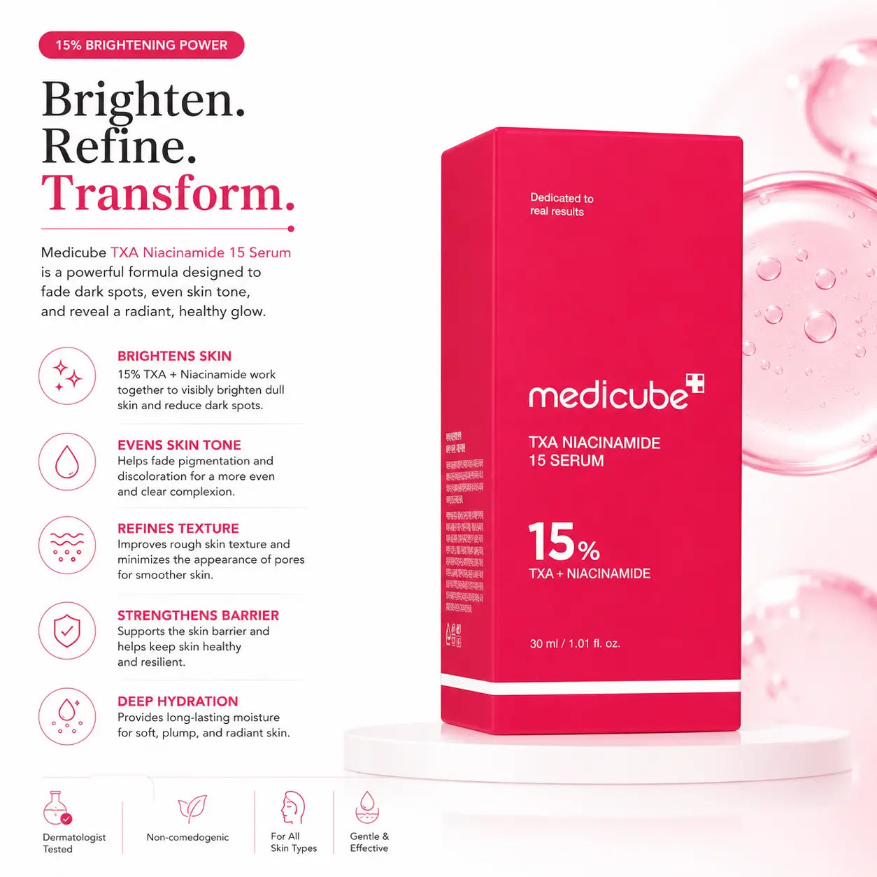 Medicube TXA Niacinamide 15 Serum