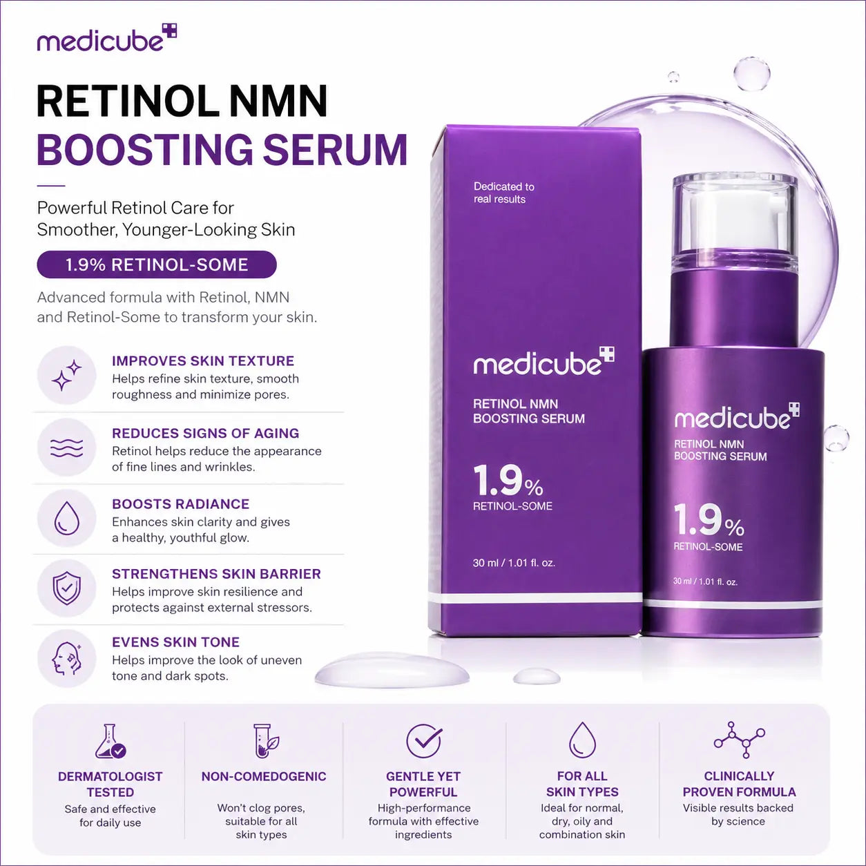 Medicube Retinol NMN Boosting Serum