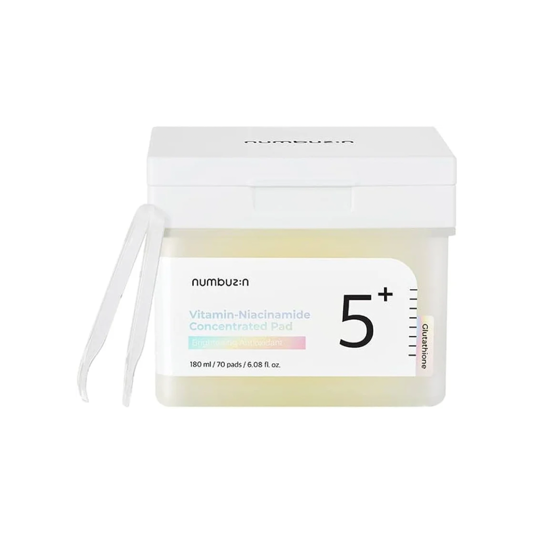 Numbuzin - No.5 Vitamin Niacinamide Concentrated Toner Pad