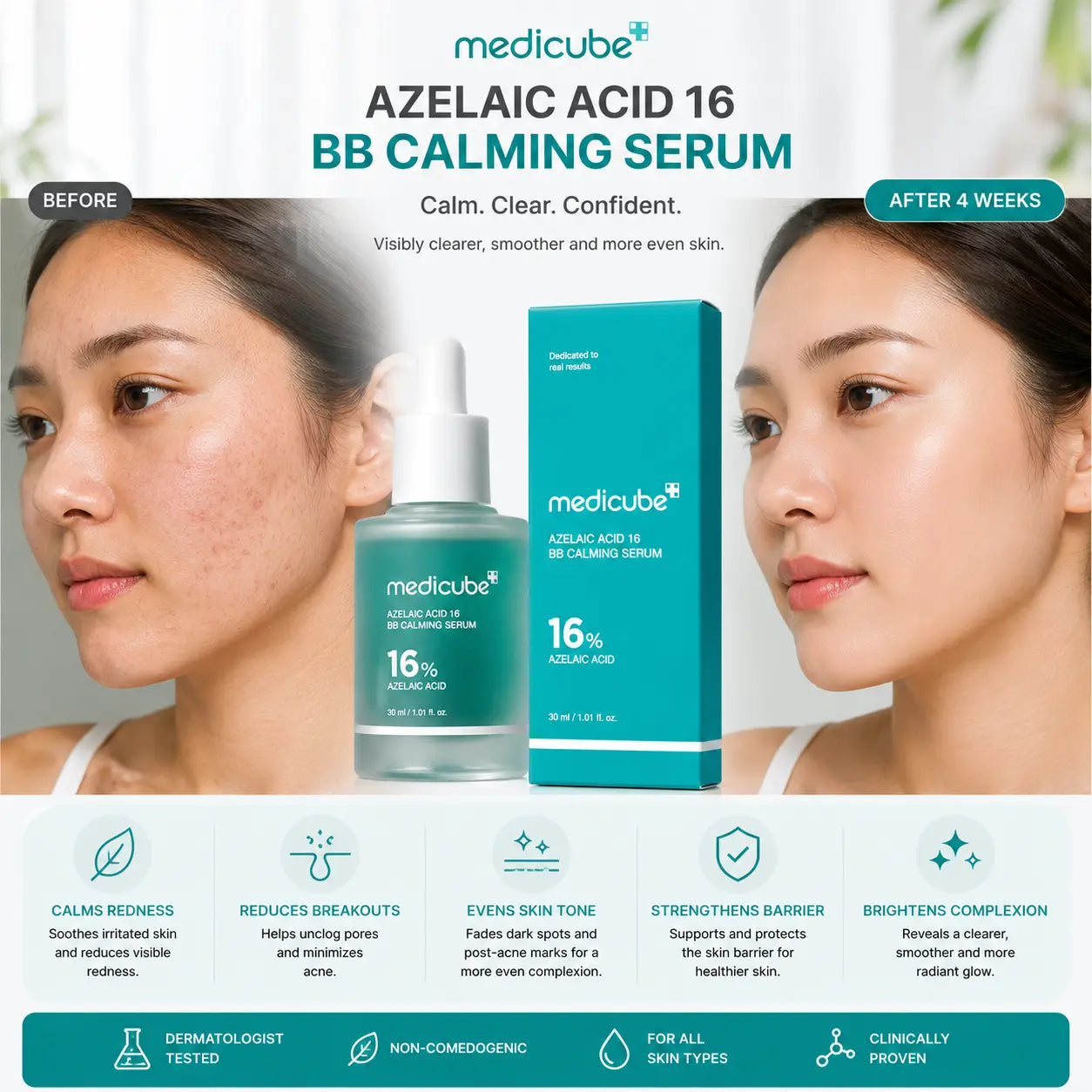 Medicube Azelaic Acid 16 BB Calming Serum
