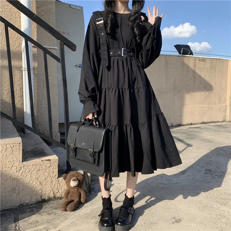 YBYR- Gothic Midi Dress