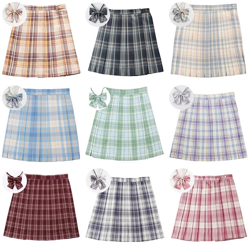 ZOKI - Plaid Pleated Skirt