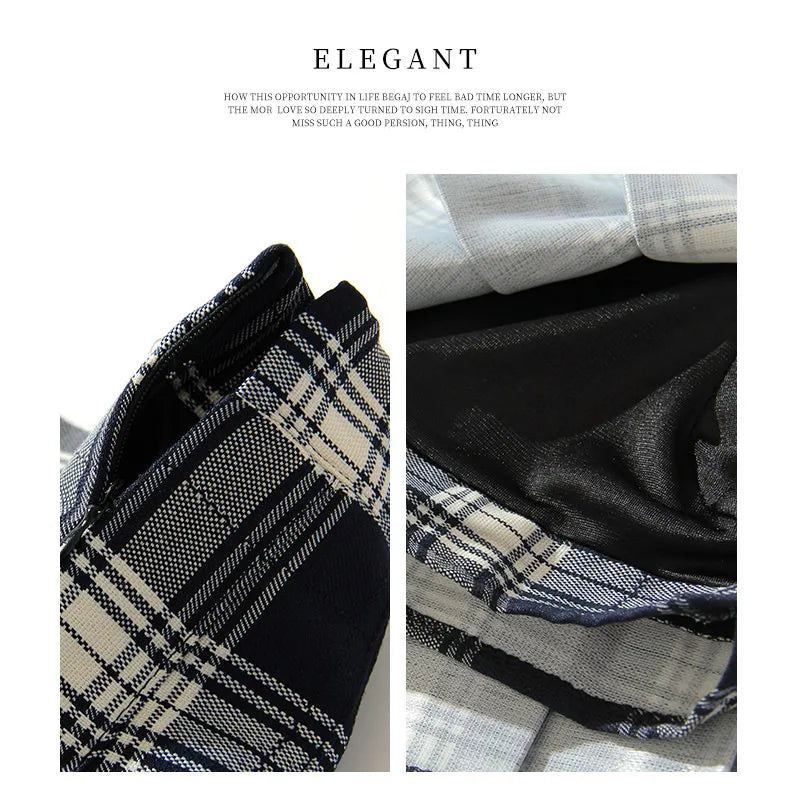 Pleated Plaid Mini Skirt - Preppy Japanese School Uniform