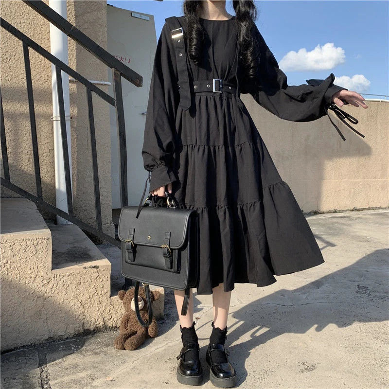 YBYR- Gothic Midi Dress