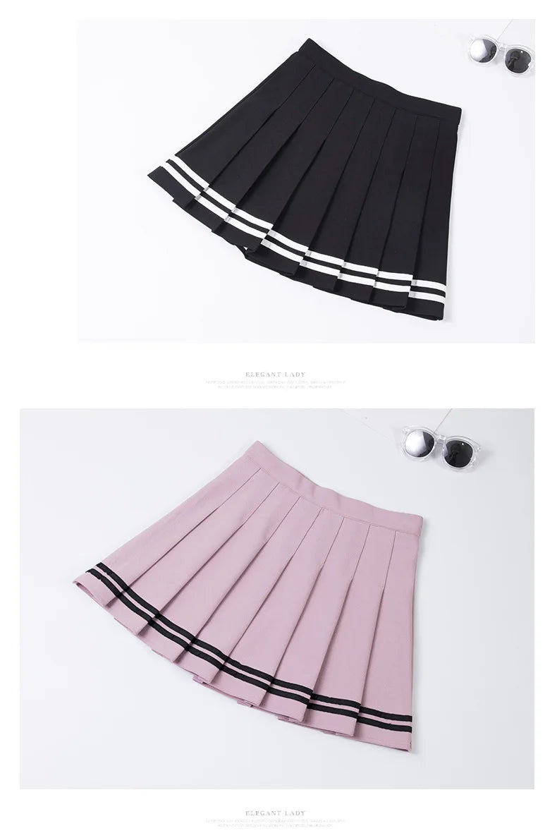 Preppy School Uniform Skirt 