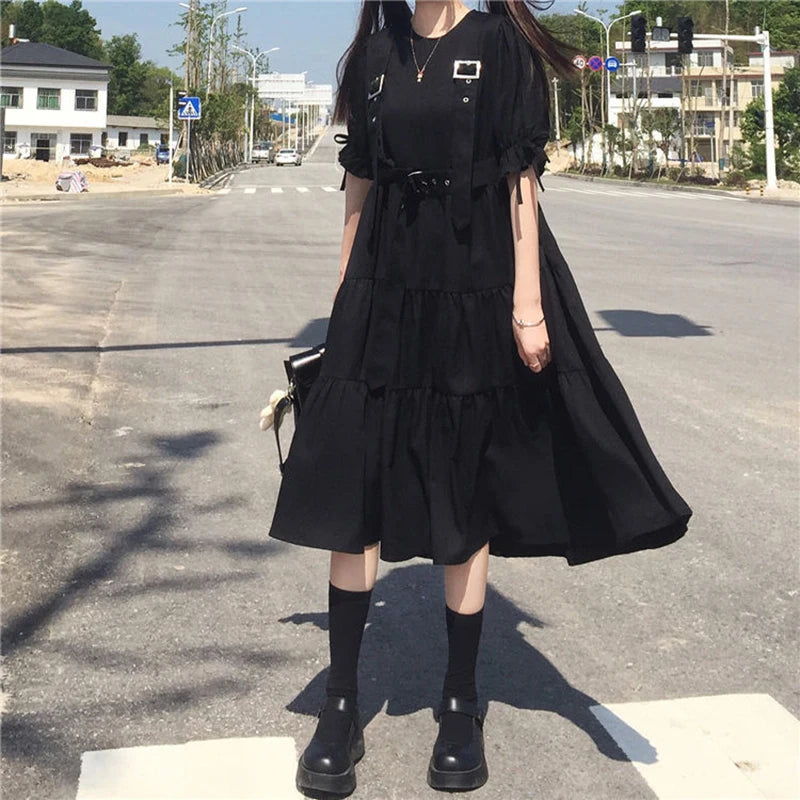 YBYR- Gothic Midi Dress