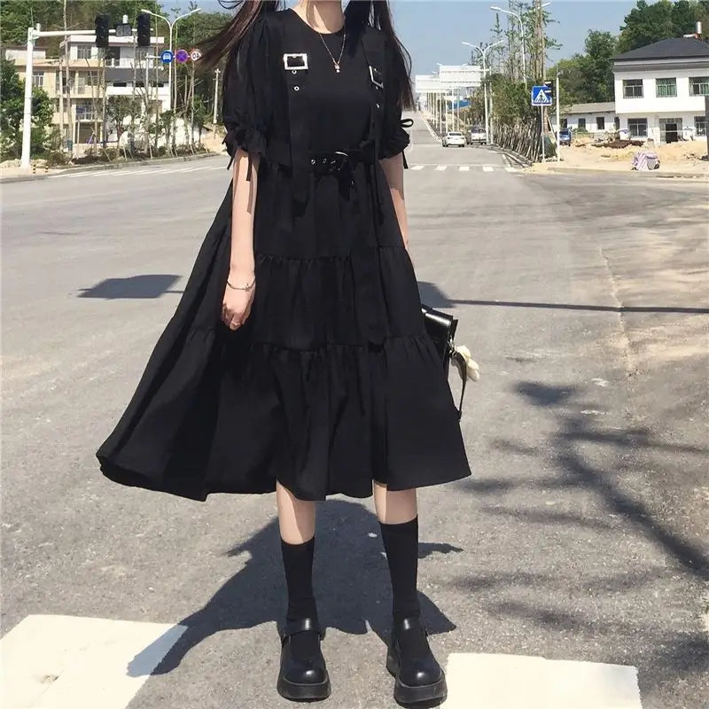 YBYR- Gothic Midi Dress