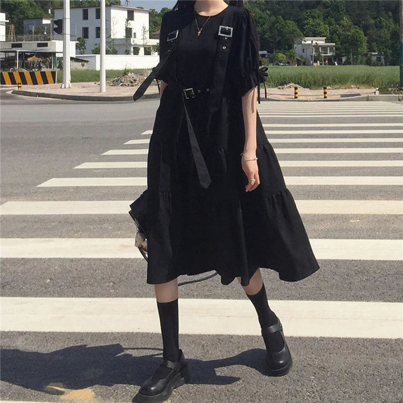 YBYR- Gothic Midi Dress