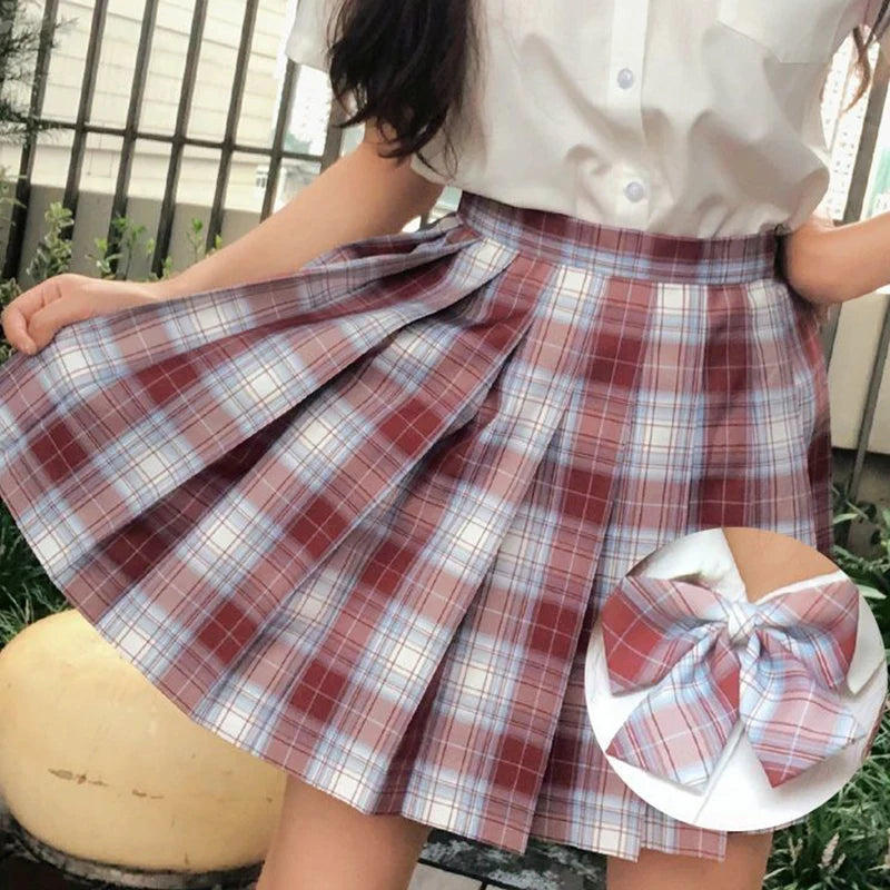 ZOKI - Plaid Pleated Skirt