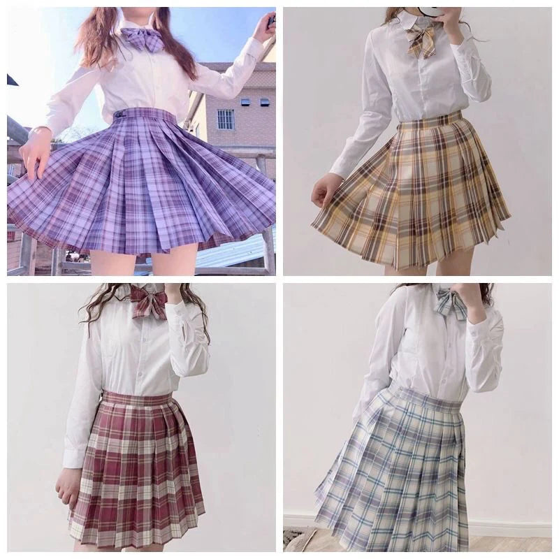 ZOKI - Plaid Pleated Skirt