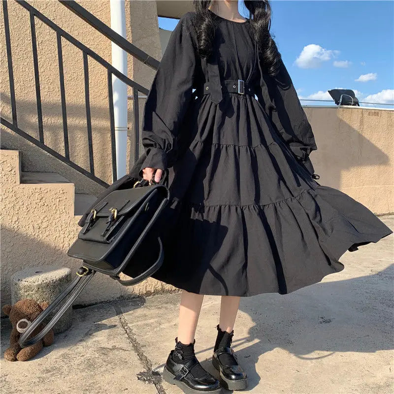 YBYR- Gothic Midi Dress