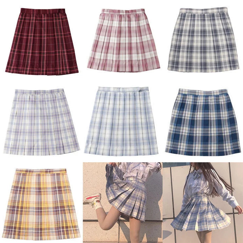 ZOKI - Plaid Pleated Skirt