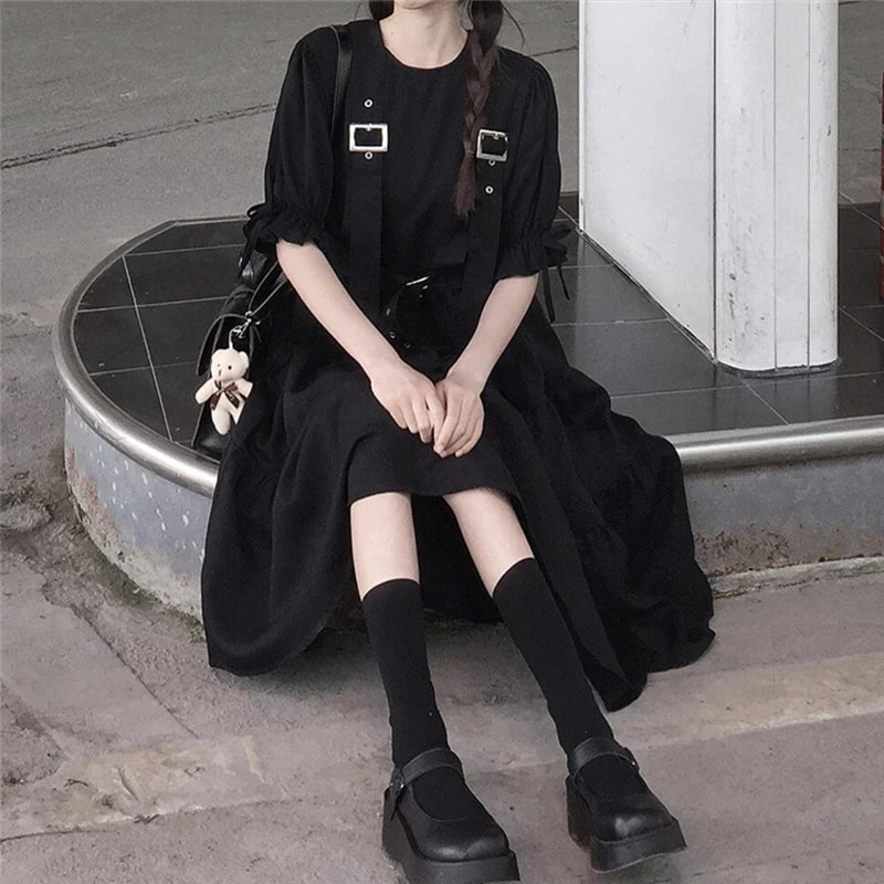 YBYR- Gothic Midi Dress