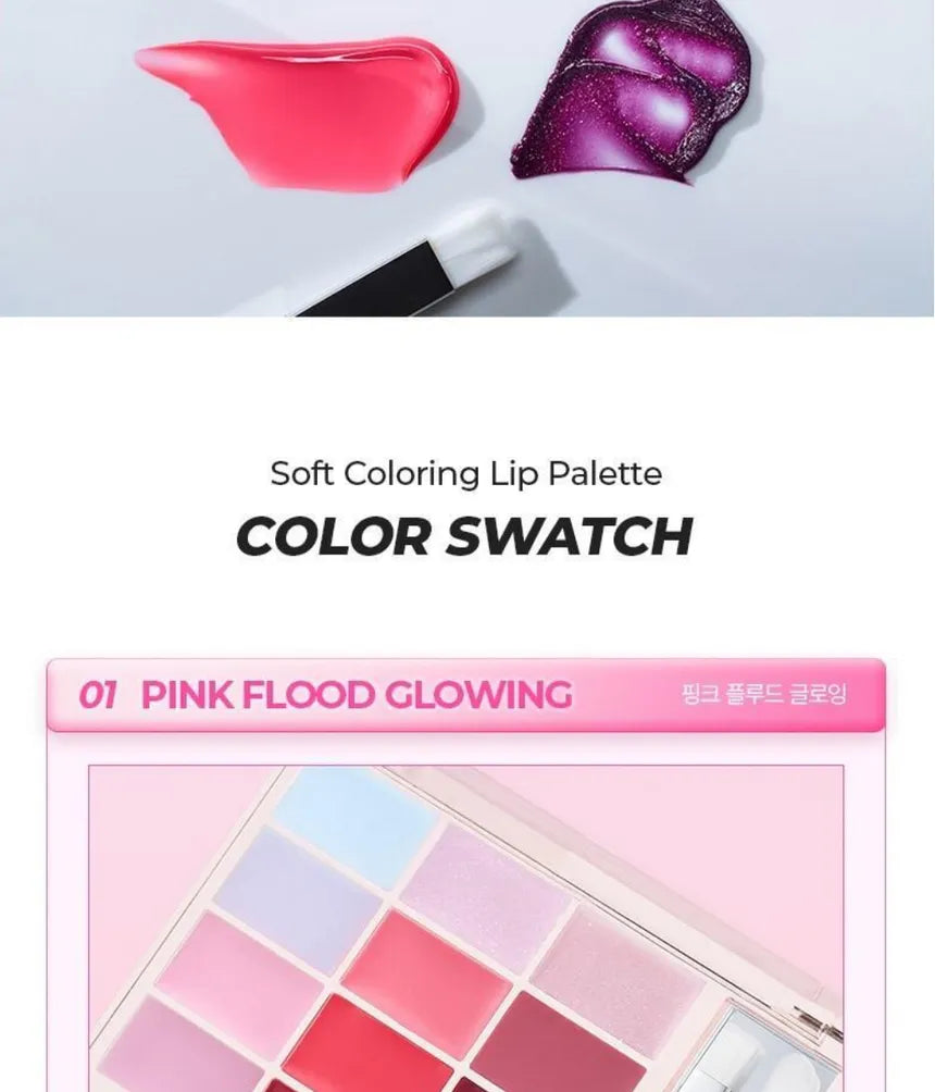 WAKEMAKE - Soft Coloring Lip Palette