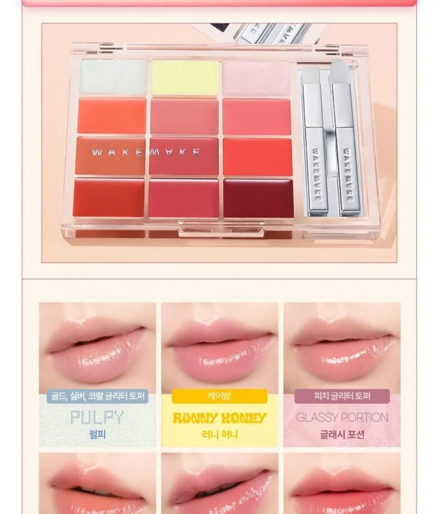 WAKEMAKE - Soft Coloring Lip Palette