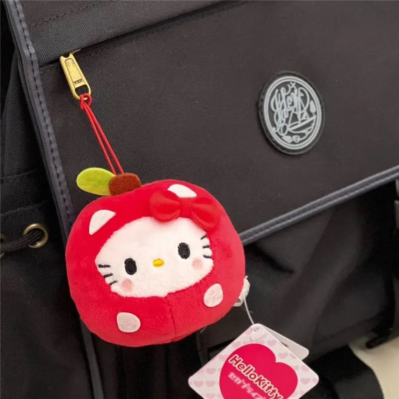 Hello Kitty Apple Head Keyring