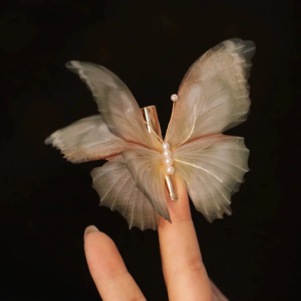 Lace Butterfly Hair Clips 