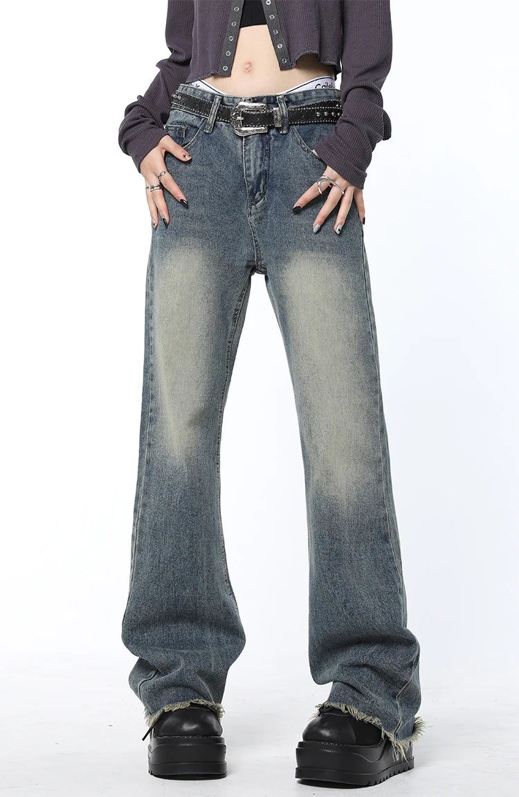 Blue Star Wide Leg Jeans