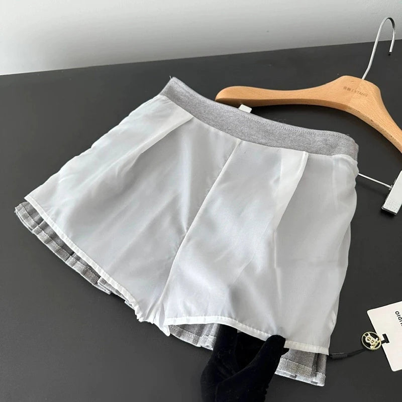 MEXZT - Woolen Mini Skirt