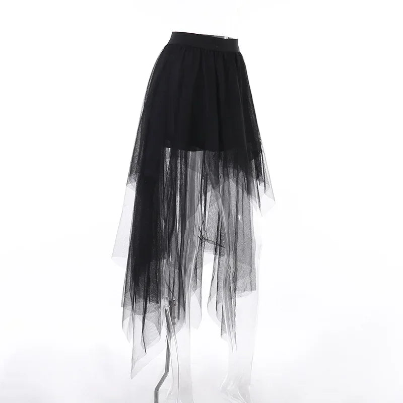 CORLVON - Tulle Midi Skirt 