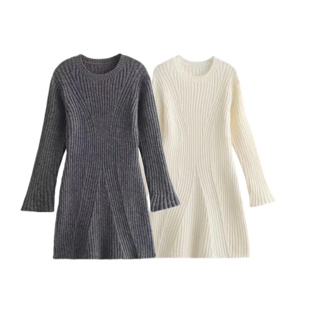 TRAF - Knit Slim Dress