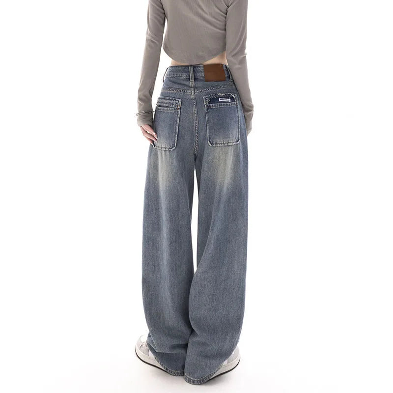 Y2K Retro Wide-Leg Jeans