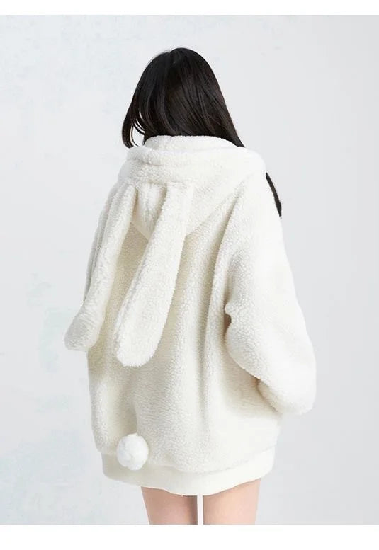 Rabbit Ear Plush Jacket