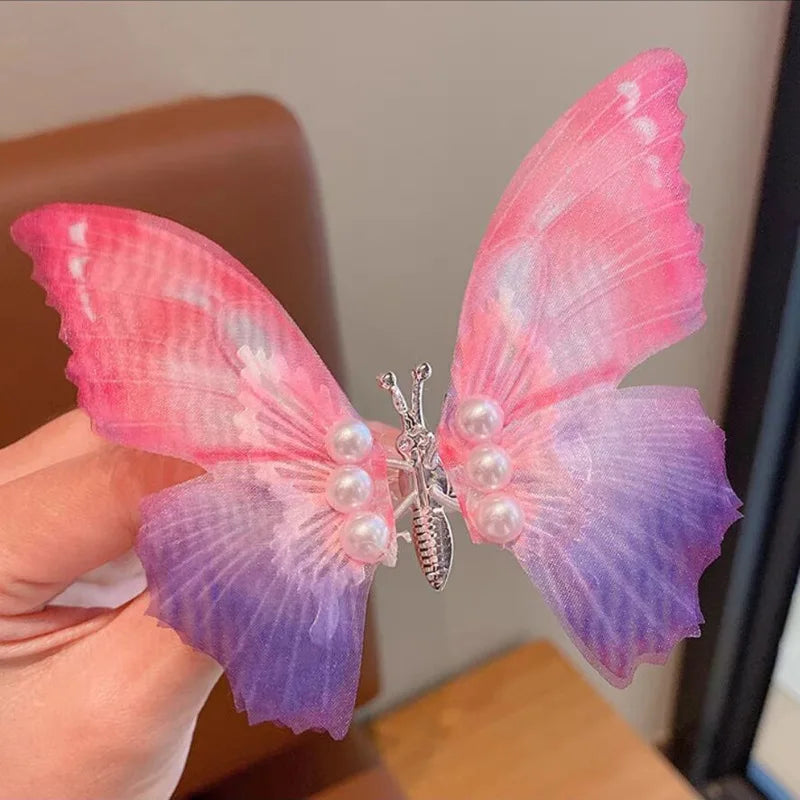 Lace Butterfly Hair Clips 