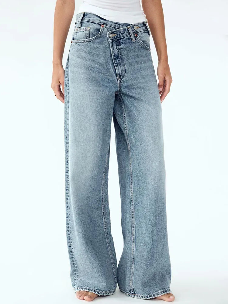 TRAF - Wide-Leg Denim Jeans