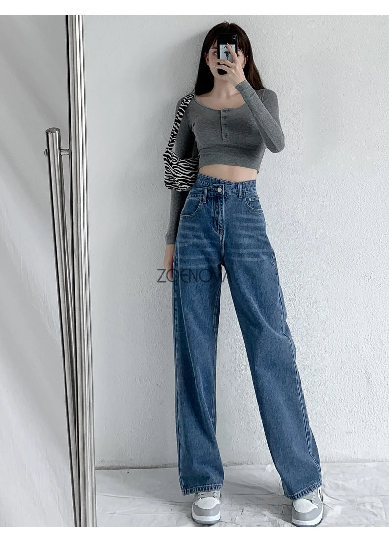 ZOENOVA - Baggy straight jeans