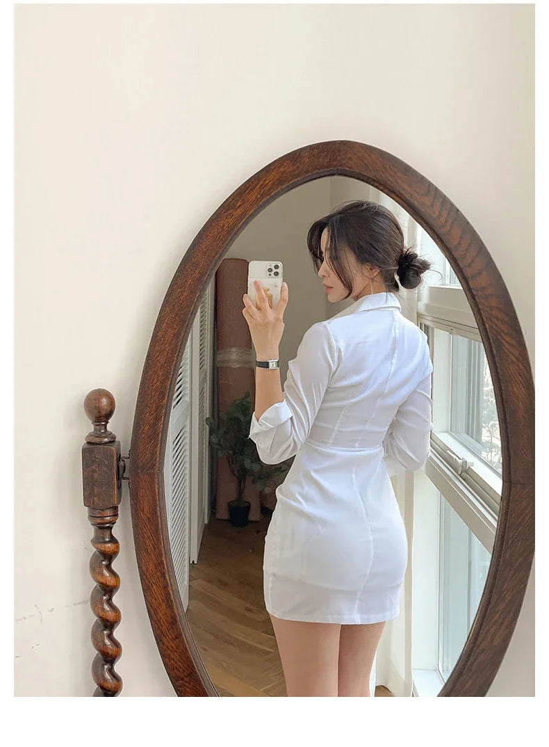 WAITSUN - White Shirt Dress 