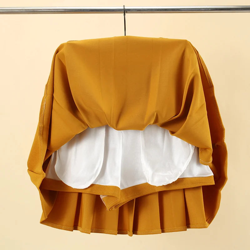 Pleated Skirt with Pockets 