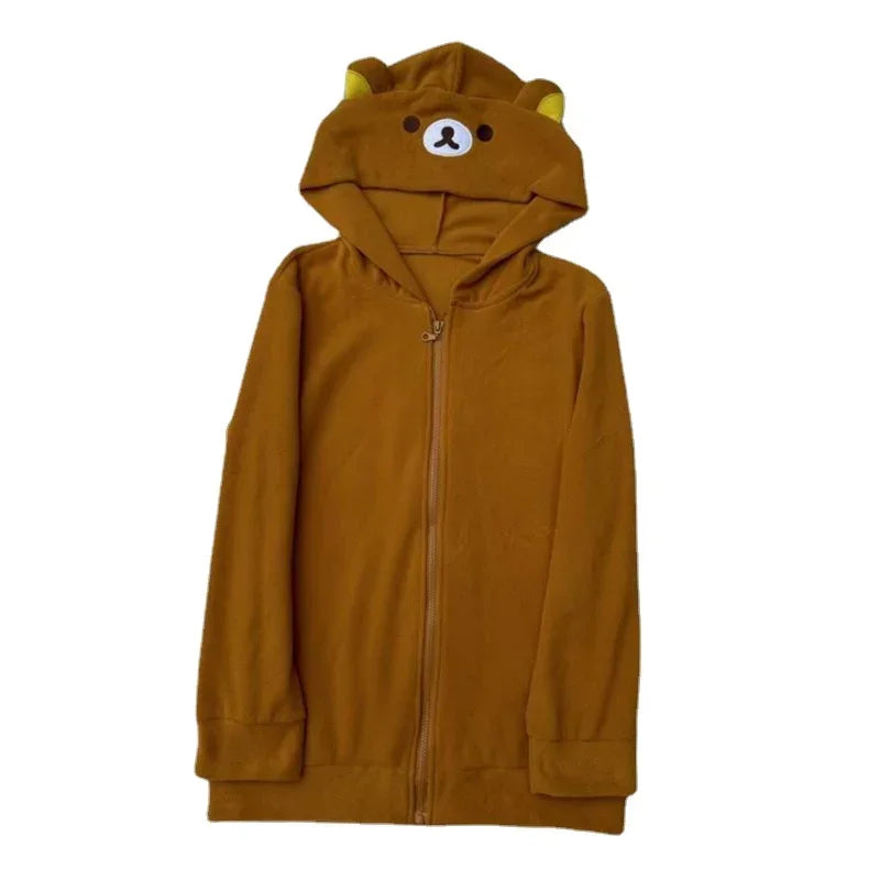 Deeptown -  Kawaii Zip-Up Hoodie