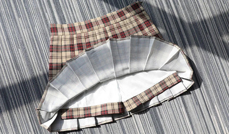 yunyiwa - Plaid A-Line Mini Skirt 