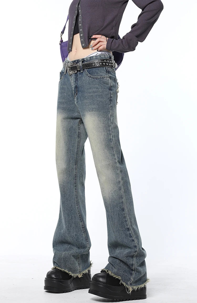 Blue Star Wide Leg Jeans