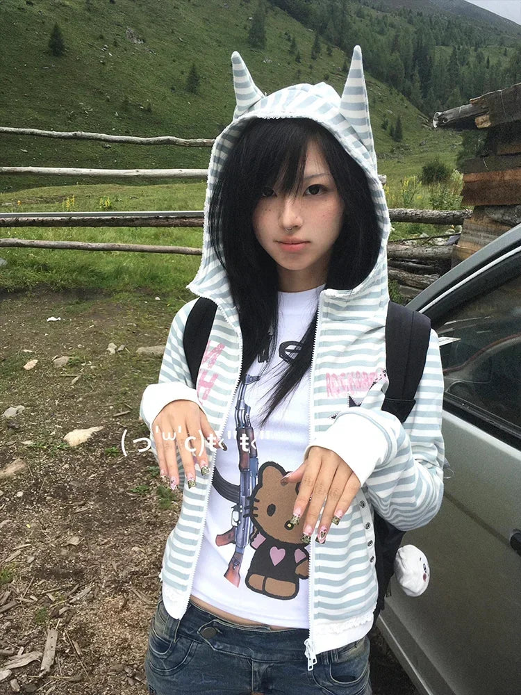 HOUZHOU - Y2K Cutecore Hoodie