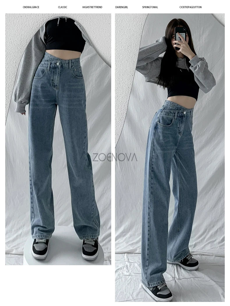 ZOENOVA - Baggy straight jeans