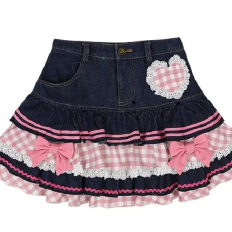 Preppy Style Lolita Kawaii Skirt