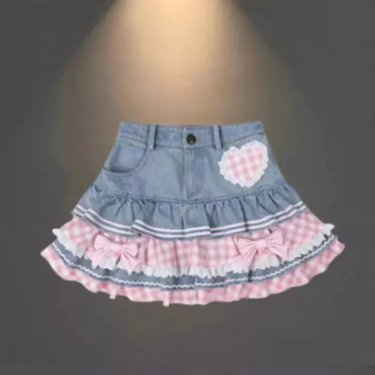 Preppy Style Lolita Kawaii Skirt