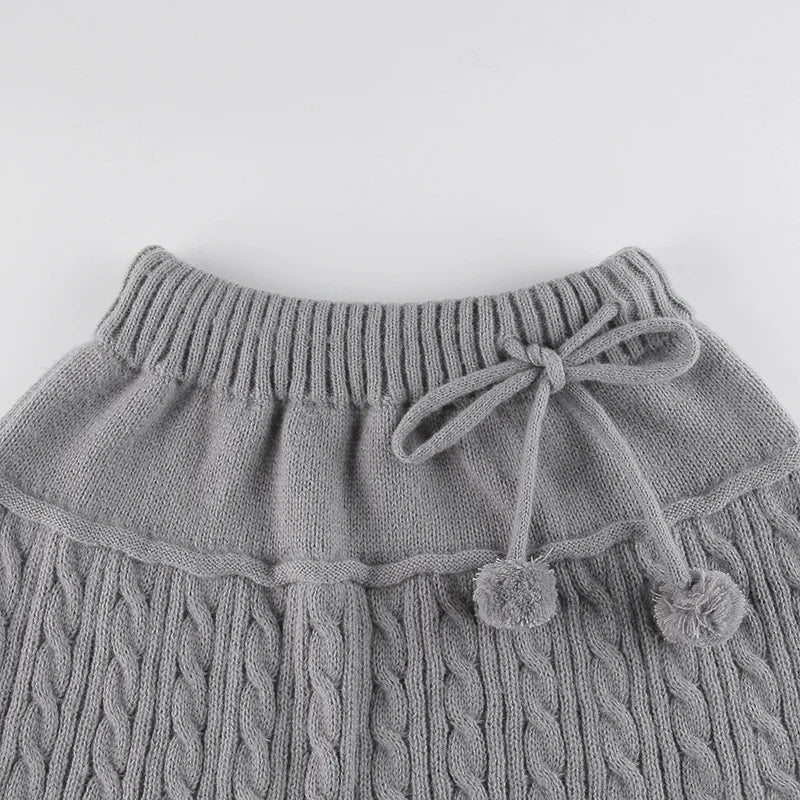 Allukasa - Twist Wool Woven Skirt