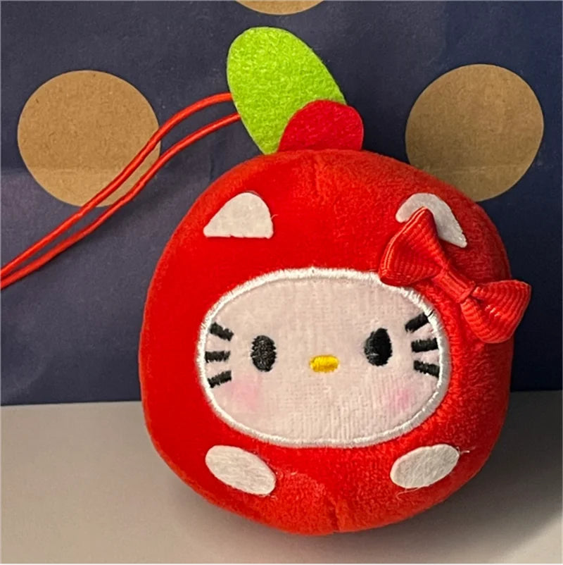 Hello Kitty Apple Head Keyring