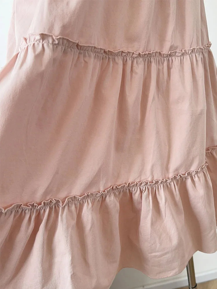 Pink Spaghetti Strap Dress