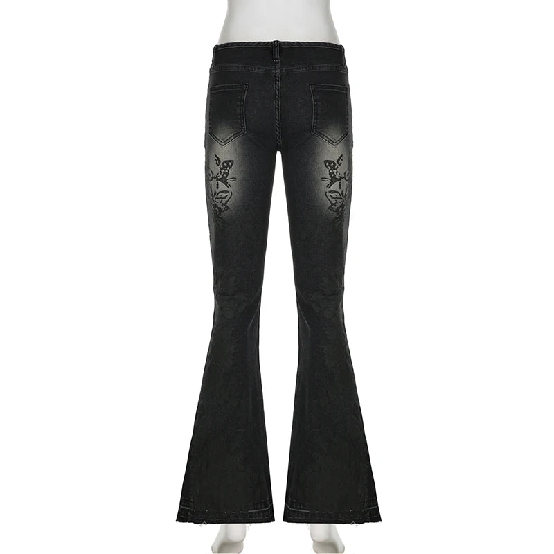 CIBBAR - Y2K Flare Jeans