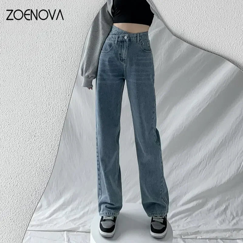 ZOENOVA - Baggy straight jeans