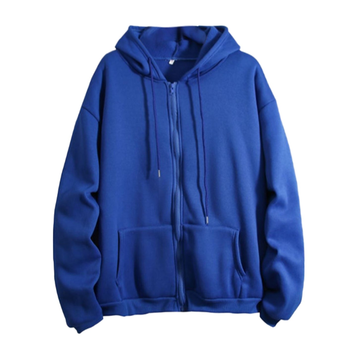 Casual Oversize Zip-Up Hoodie 