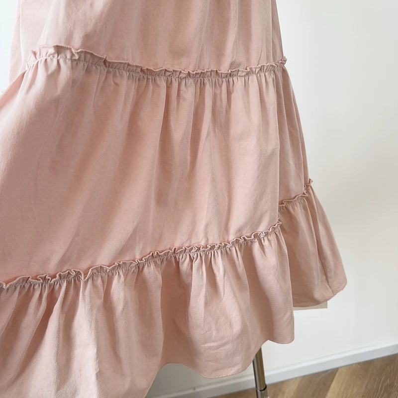 Pink Spaghetti Strap Dress