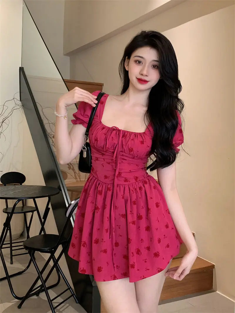 Altayskiy - Floral Puff Sleeve Dress