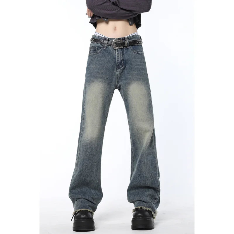 Blue Star Wide Leg Jeans