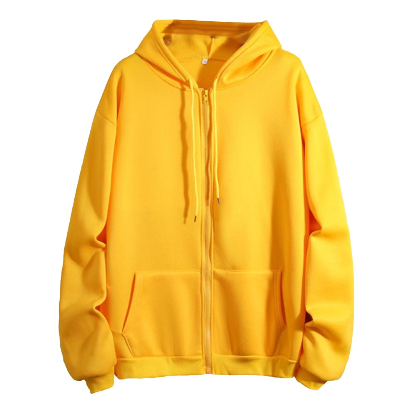 Casual Oversize Zip-Up Hoodie 