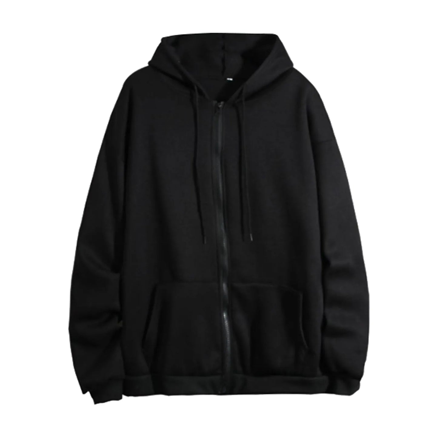 Casual Oversize Zip-Up Hoodie 